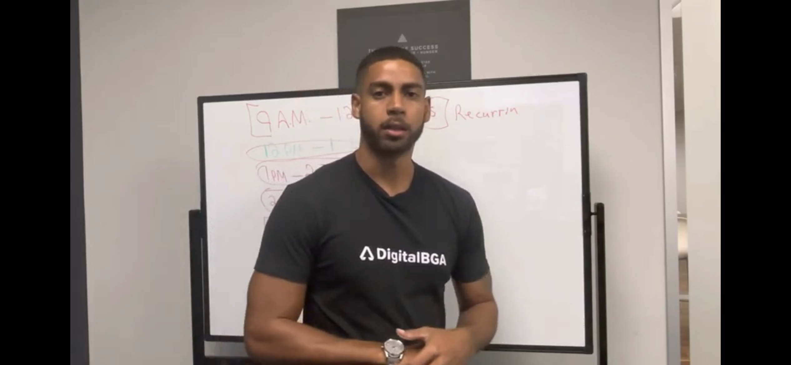 Anthony teaching objection handling on YouTube